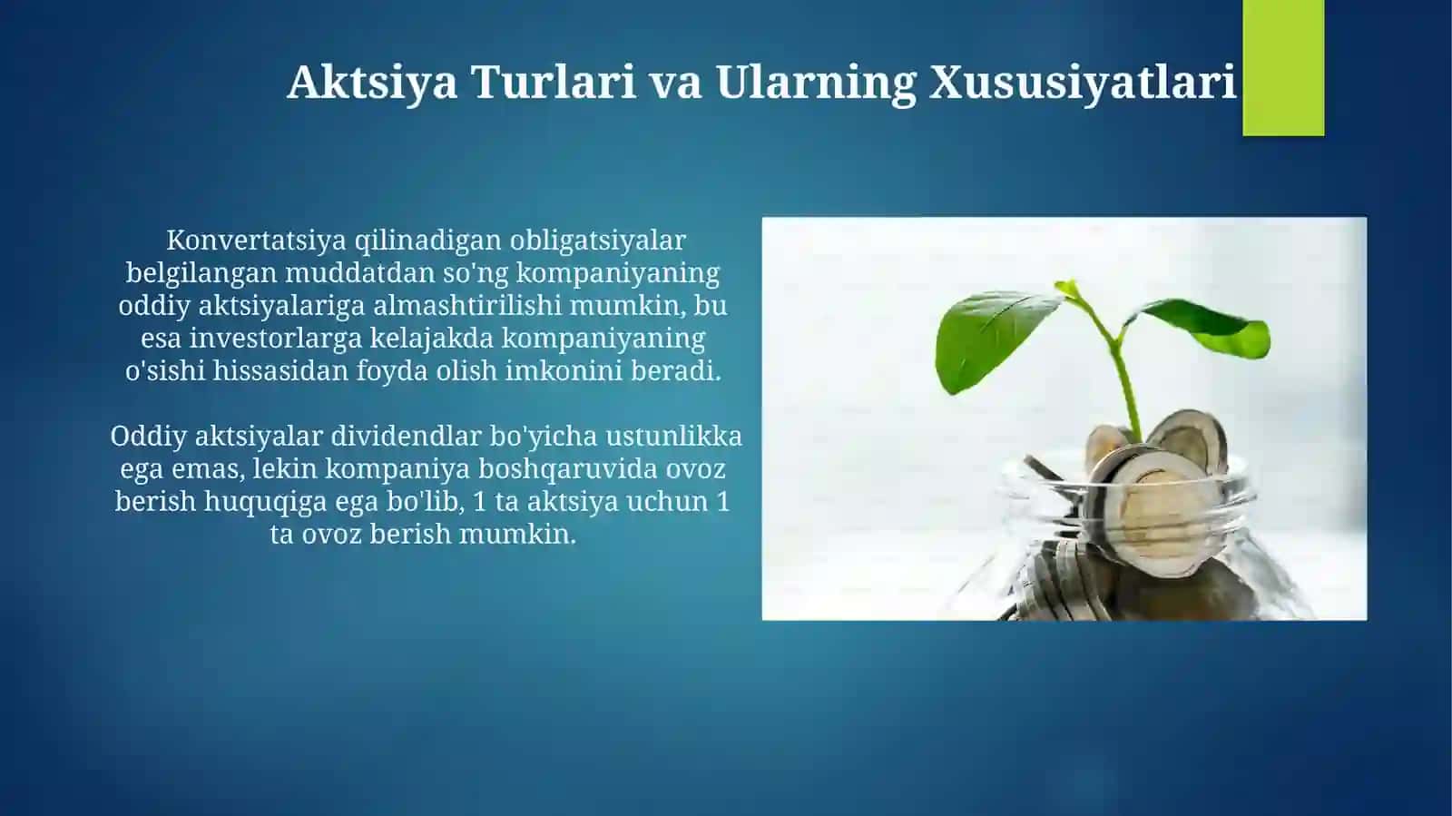 Kompaniya ulushi mulki va ulushli kapital 3