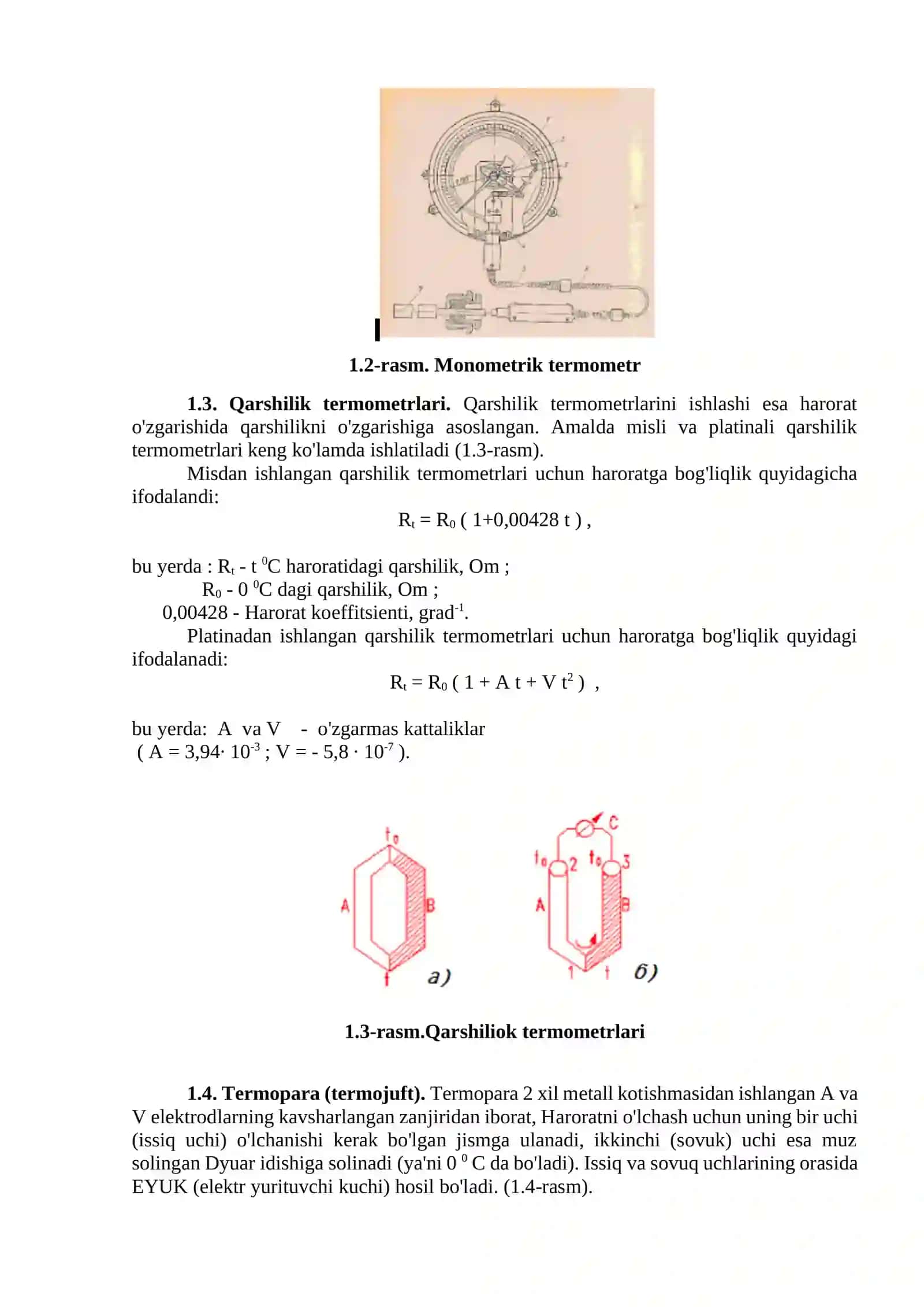 HARORAT O‘LCHASH VOSITALARINING TURLARI VA TUZILISHINI O‘RGANISH 3