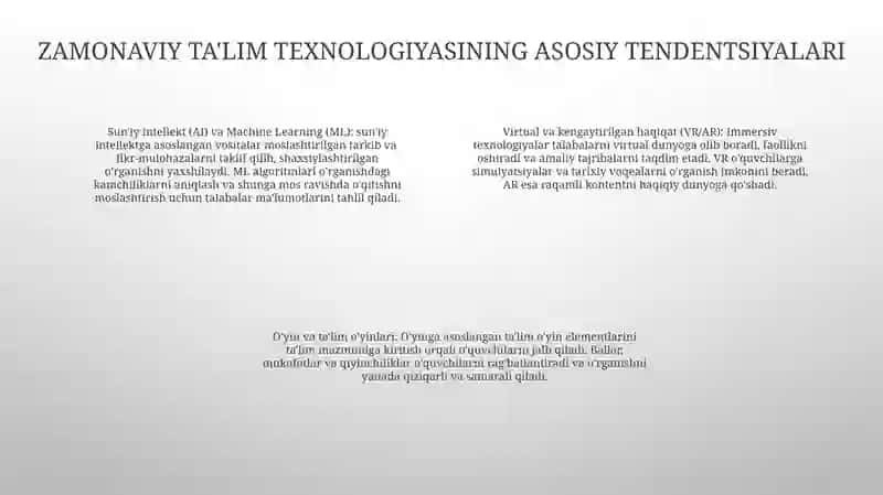 Zamonaviy Taʼlim Texnologiyalari 3