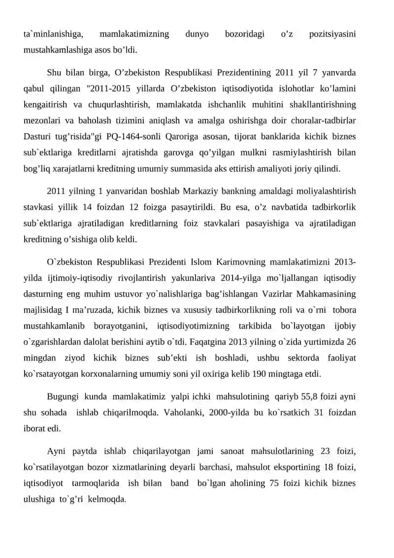 Kichik biznes va xususiy tadbirkorlik faoliyati 3