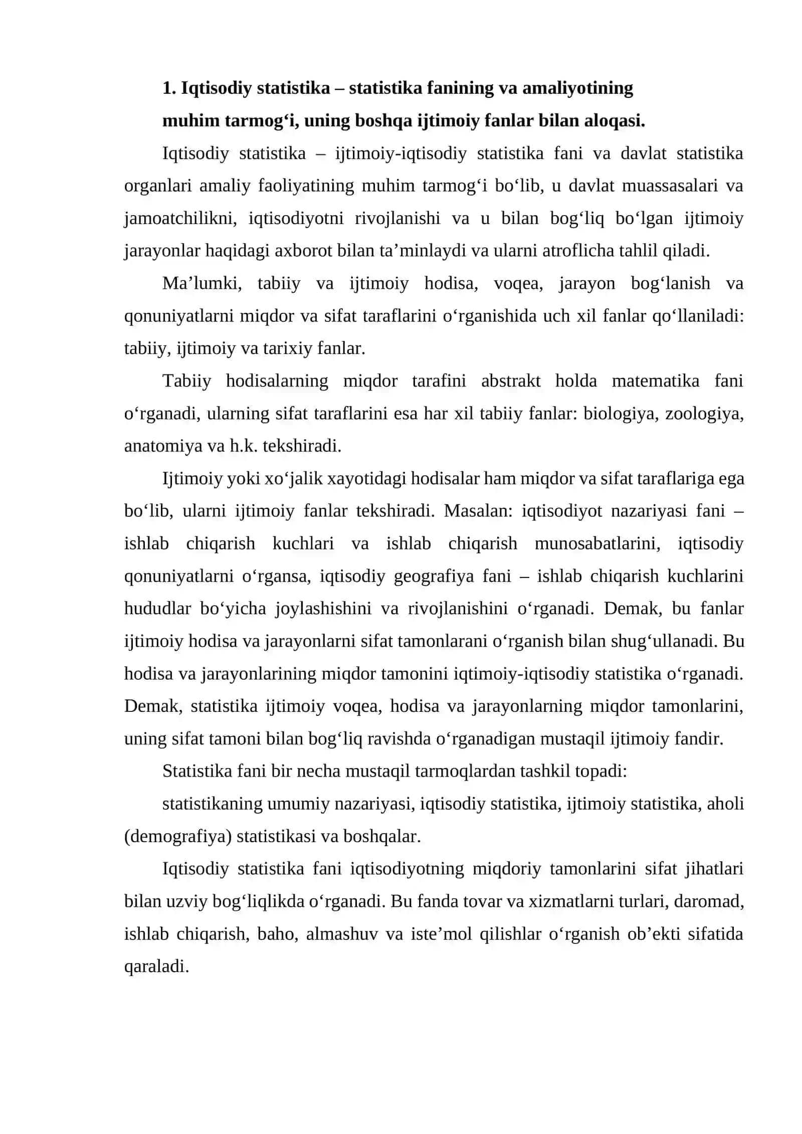 Iqtisodiy o'sish va pasayishni statistik baholash 3