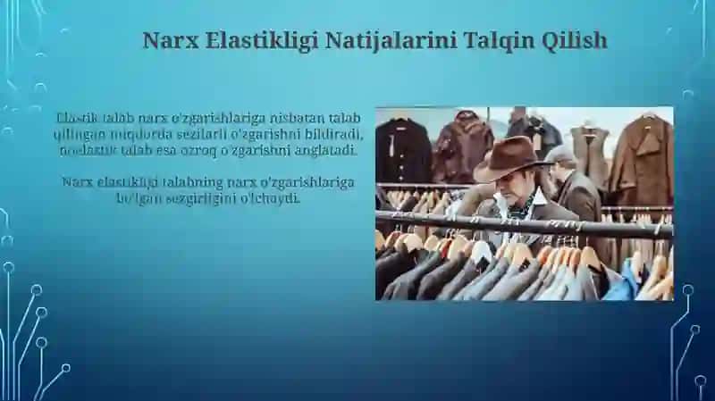 Narx Elastikligi Natijalarini Talqin Qilish 3