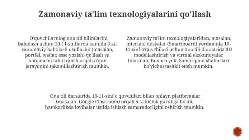10-11-sinflar uchun ona tili fanidan didaktik material tayyorlash 3