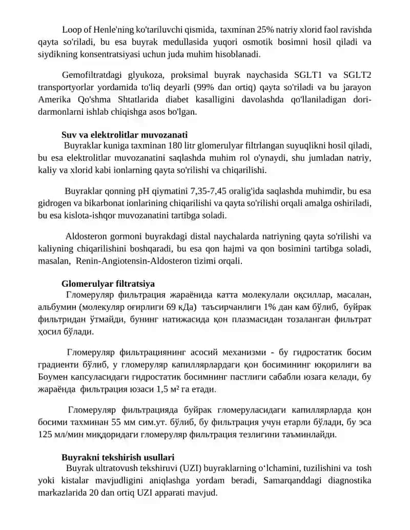 Buyrak bosimi fiziologiyasi 3