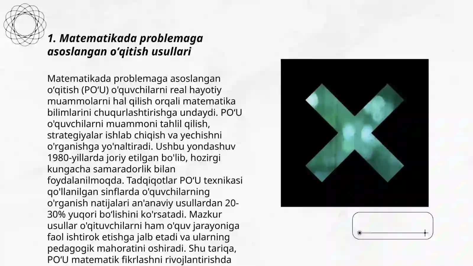 Matematikada problemaga asoslangan oʻqitishning samaradorligi 3