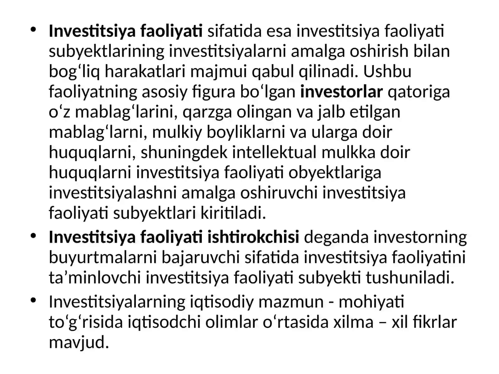 Korxonaning investitsion va innavatsion faoliyati 3