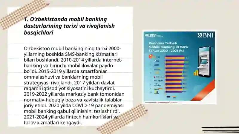 O‘zbekistonda mobil banking dasturining rivojlanishi va uning istiqbollari 3