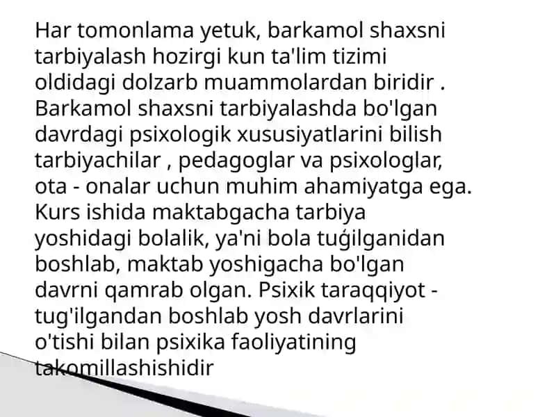 Yuksak Psixik Funksiyalarning Tarkib Topishi va Tuzilishi 3