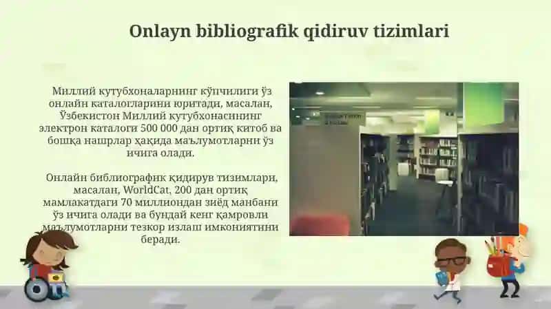 Kutubxonaning bibliografik faoliyat 3