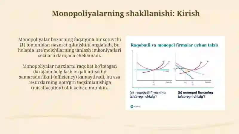 Monopoliyalarning shakllanishi va raqobatning kamayishi 3