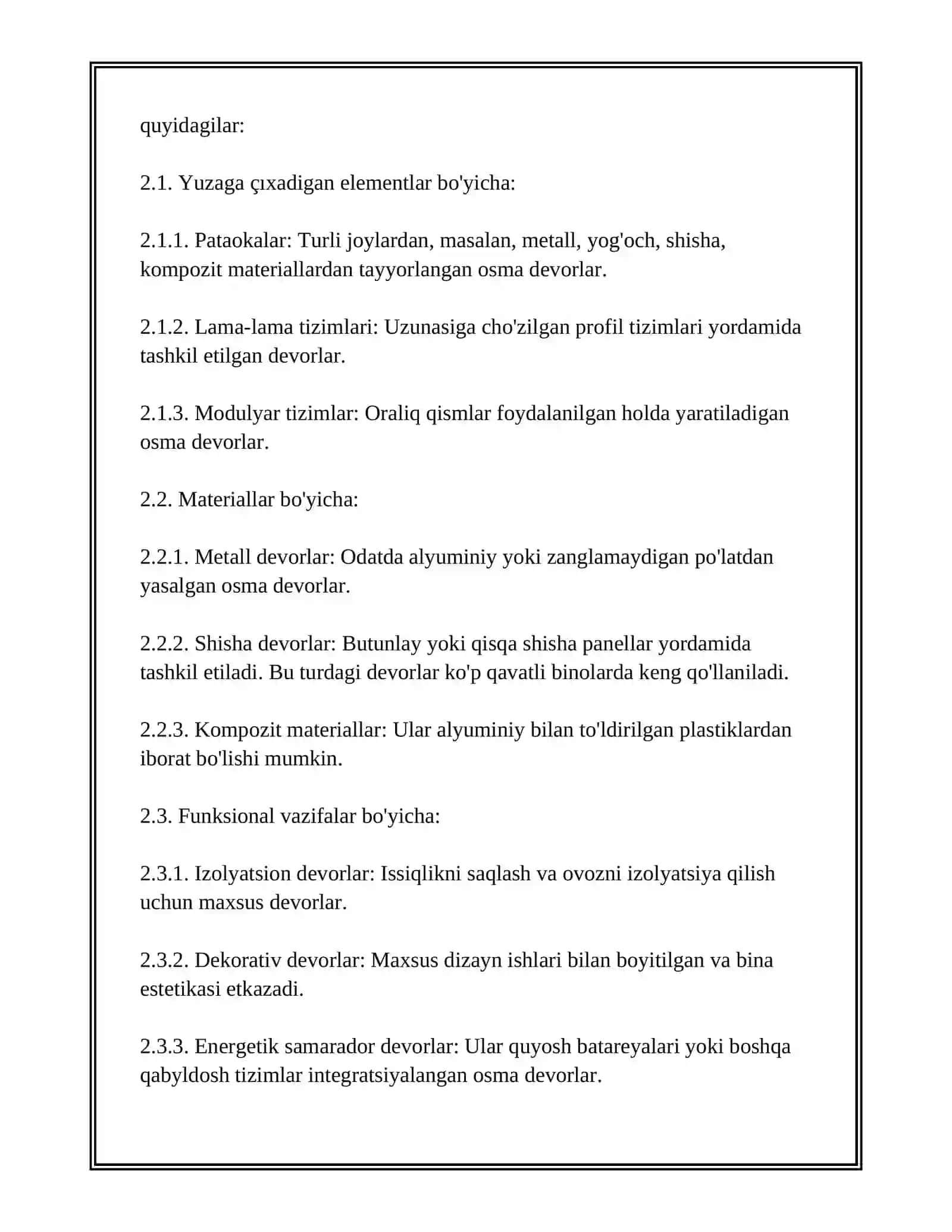 OSMA DEVORLAR VA ULARNING KONSTRUKTIV ELEMENTLARI 3