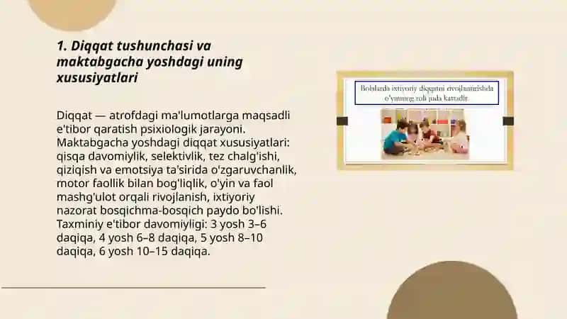 Maktabgacha yoshidagi bolaning diqqatini rivojlantirish 3