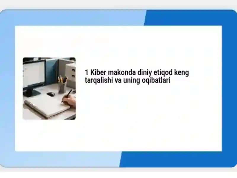 Kiber makonda diniy etiqod targibotining ijtimoiy xavfi 3