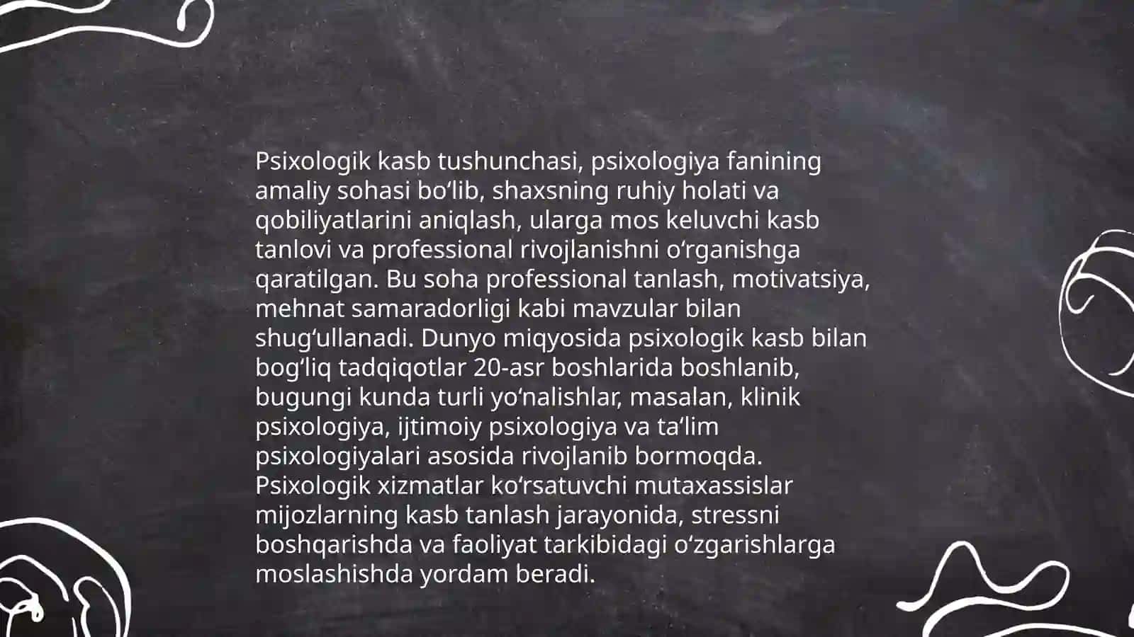 Psixologik kasb faoliyati va psihologik metodlari 3