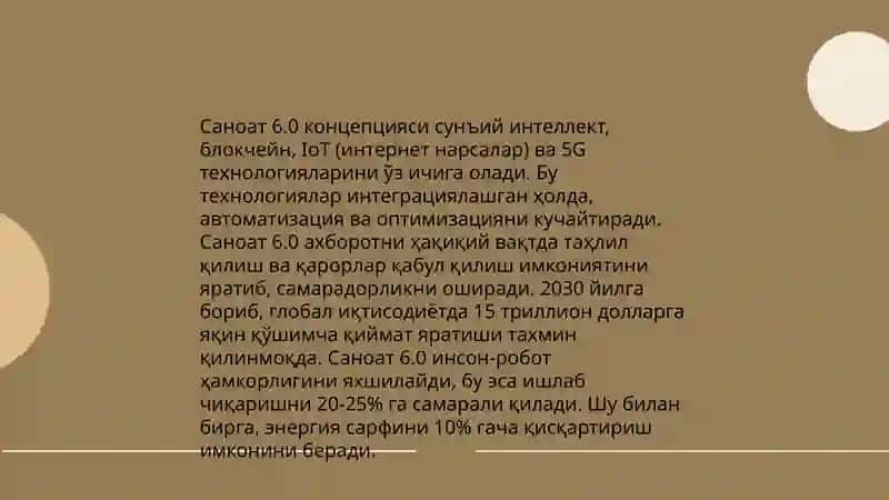 Саноат 6.0 ва рақамли ишлаб чиқариш 3