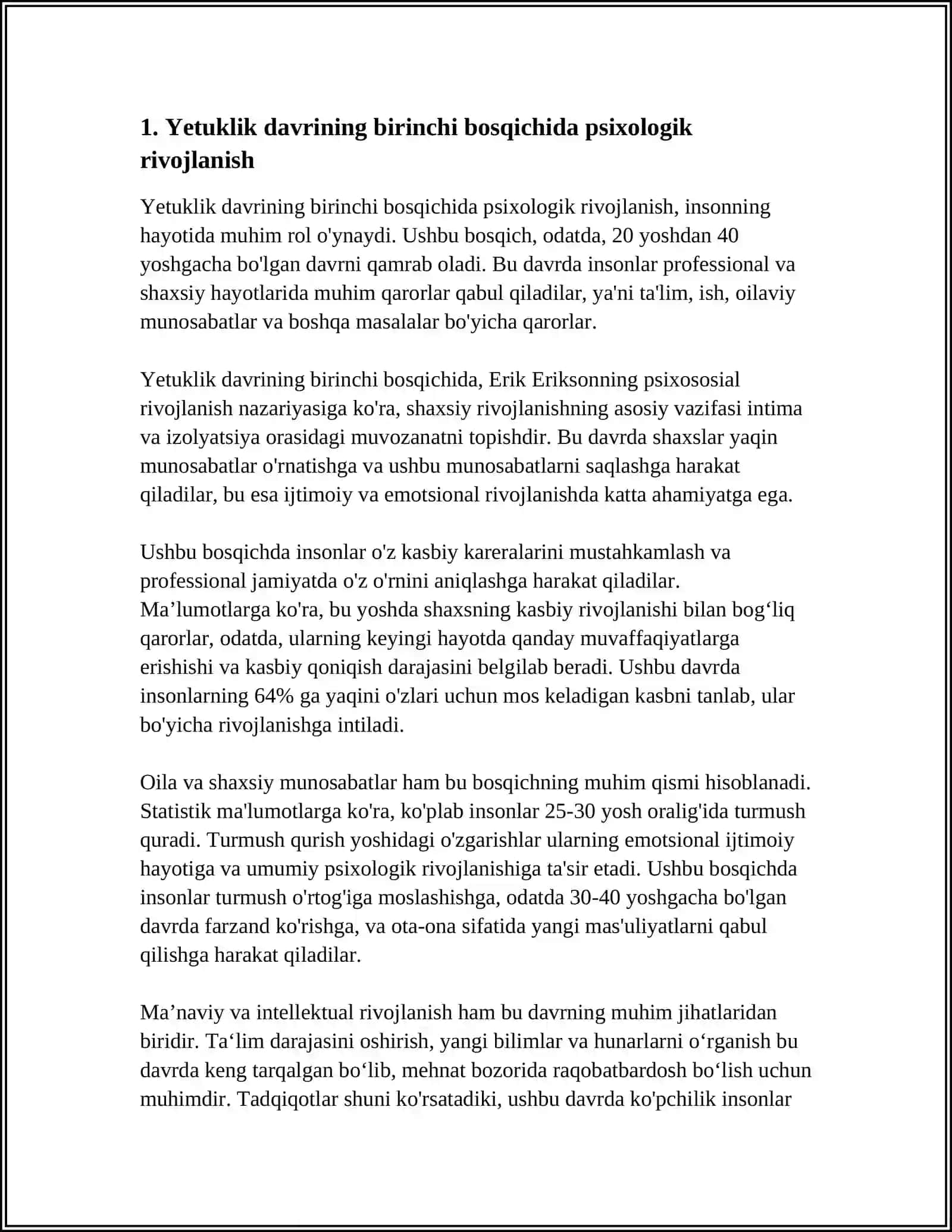 YETUKLIK DAVRINING BIRINCHI BOSQICHIDAGI SHAXSNING PSIXOLOGIK XUSUSIYATLARI 3