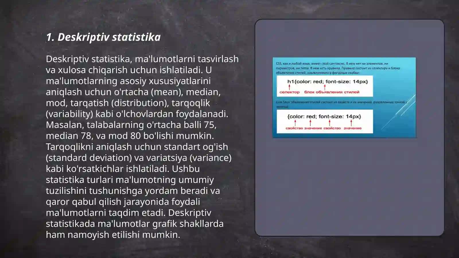 Deskriptiv statistika 3