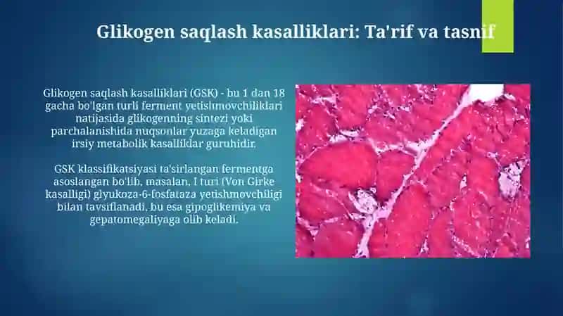 Glikogen saqlash kasalliklari 3