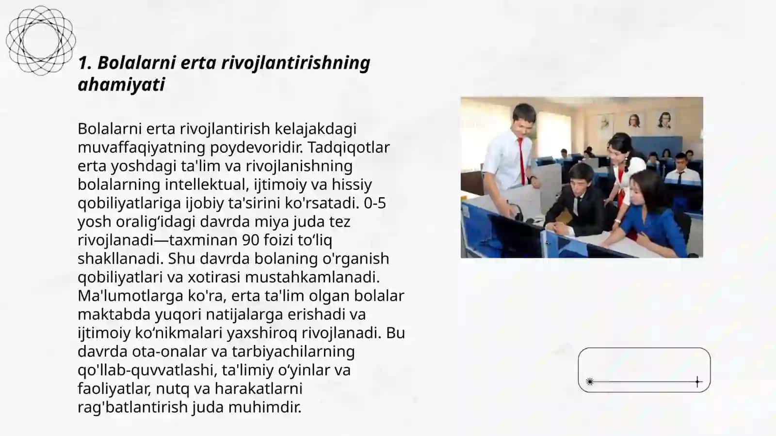 Bolalarni kompleks rivojlantirish tamoyillari 3