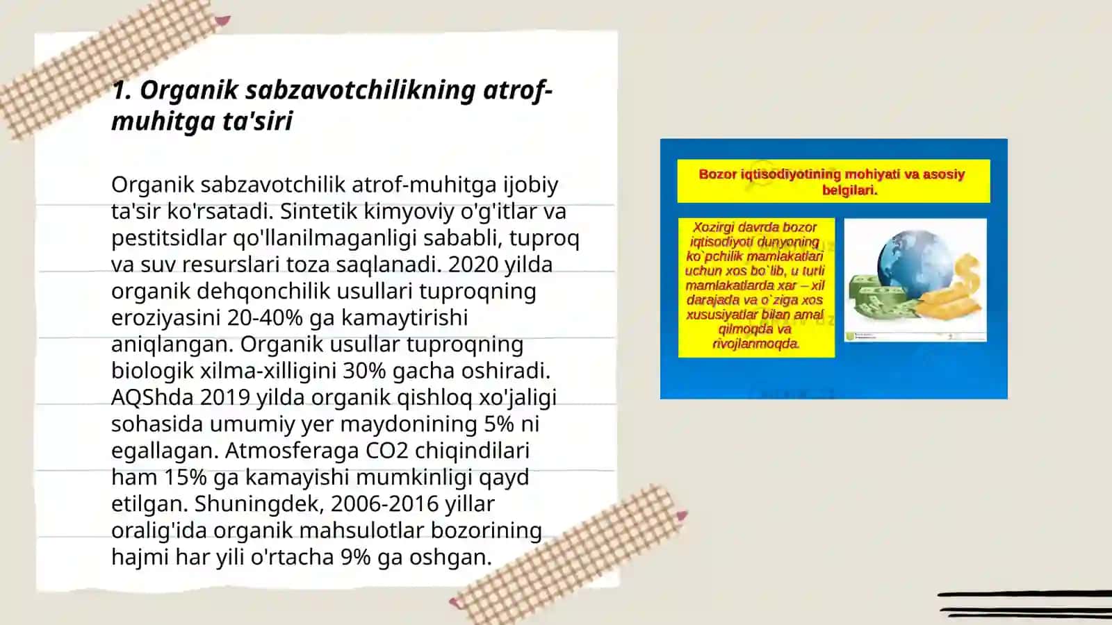 Organik sabzavotchilik fanining ahamiyati va istiqbollari 3