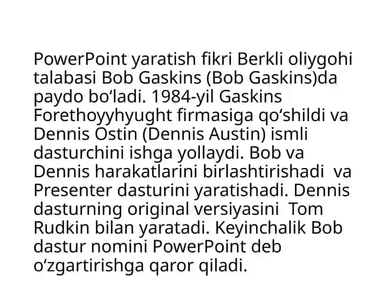 PowerPoint:taqdimotlar dizayni va animatsiya 3