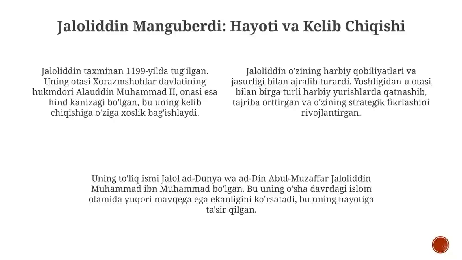 Jaloliddin Manguberdi - Vatan himoyachisi 3