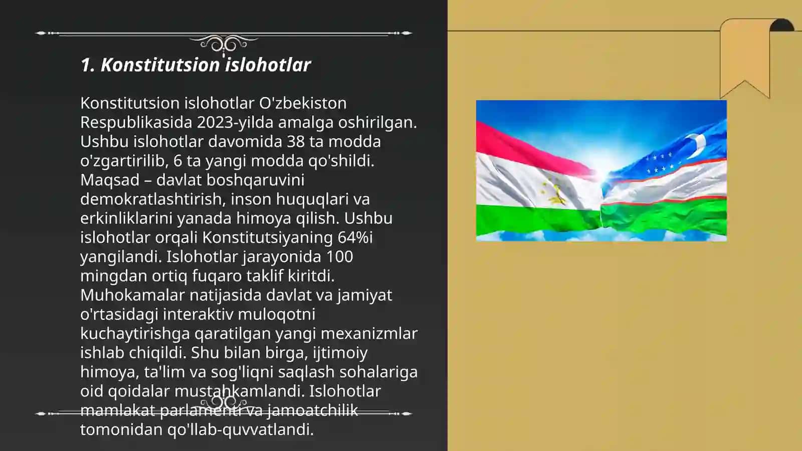 Konstitutsion islohotlar 3