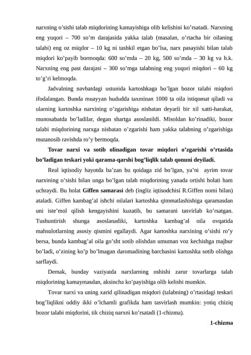 Talab va taklif nazariyasi, bozor muvozanati 3