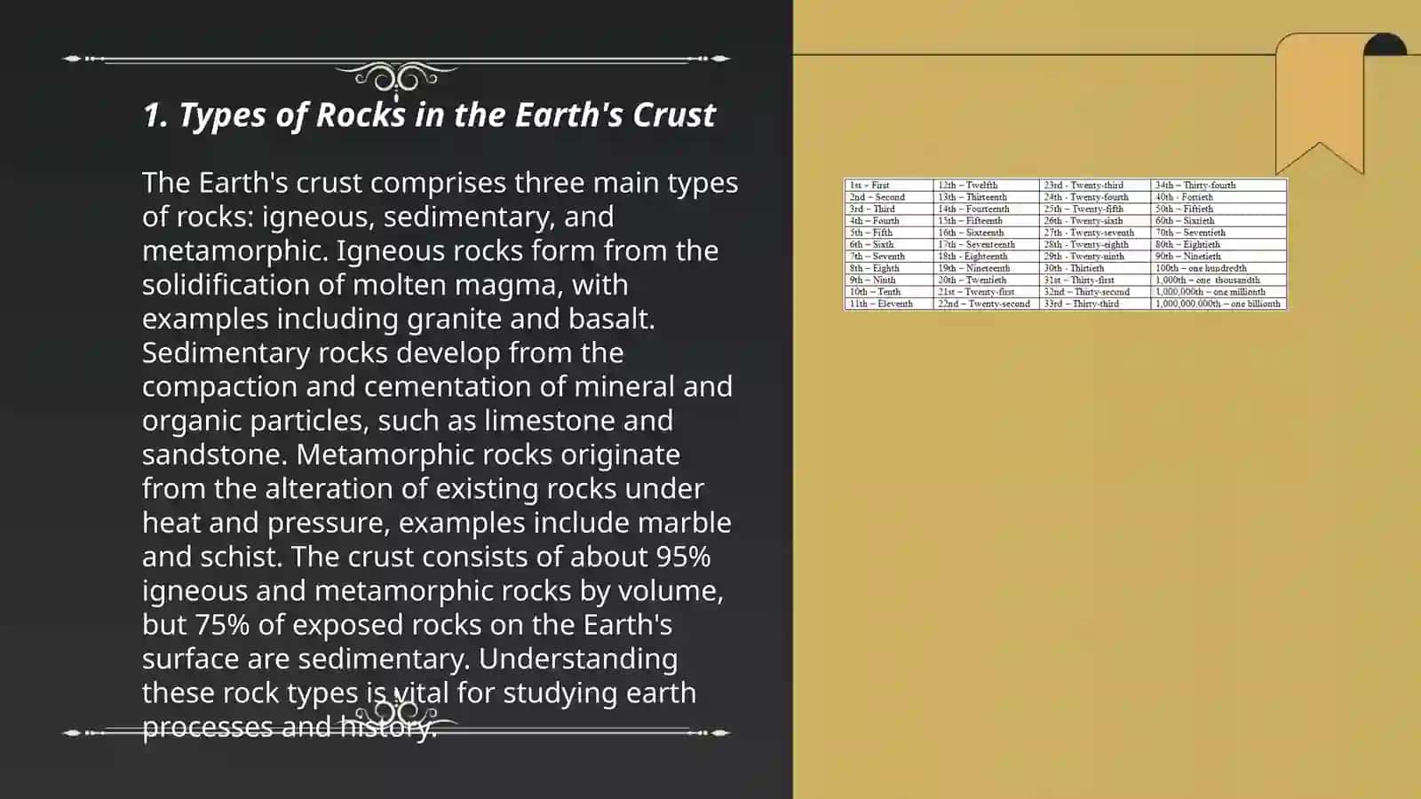 The Earth's Crust and Useful Minerals 3