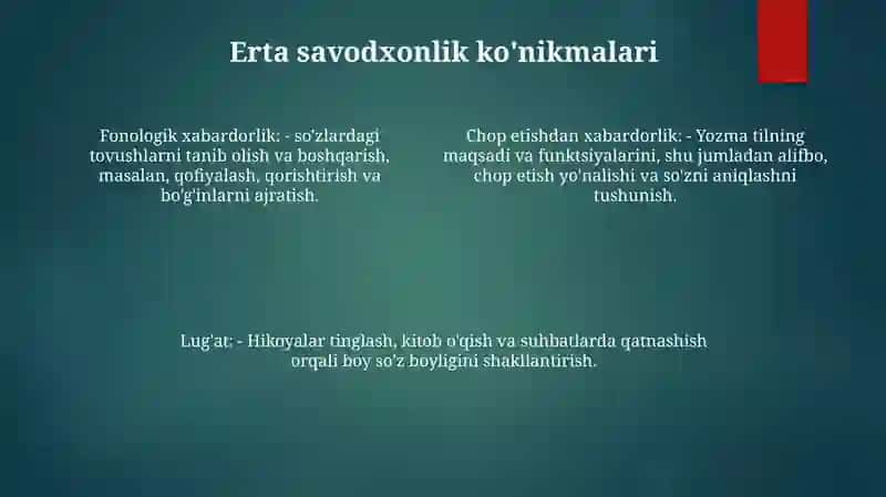 Kitobxonlik Faoliyatini Shakllantirish 3