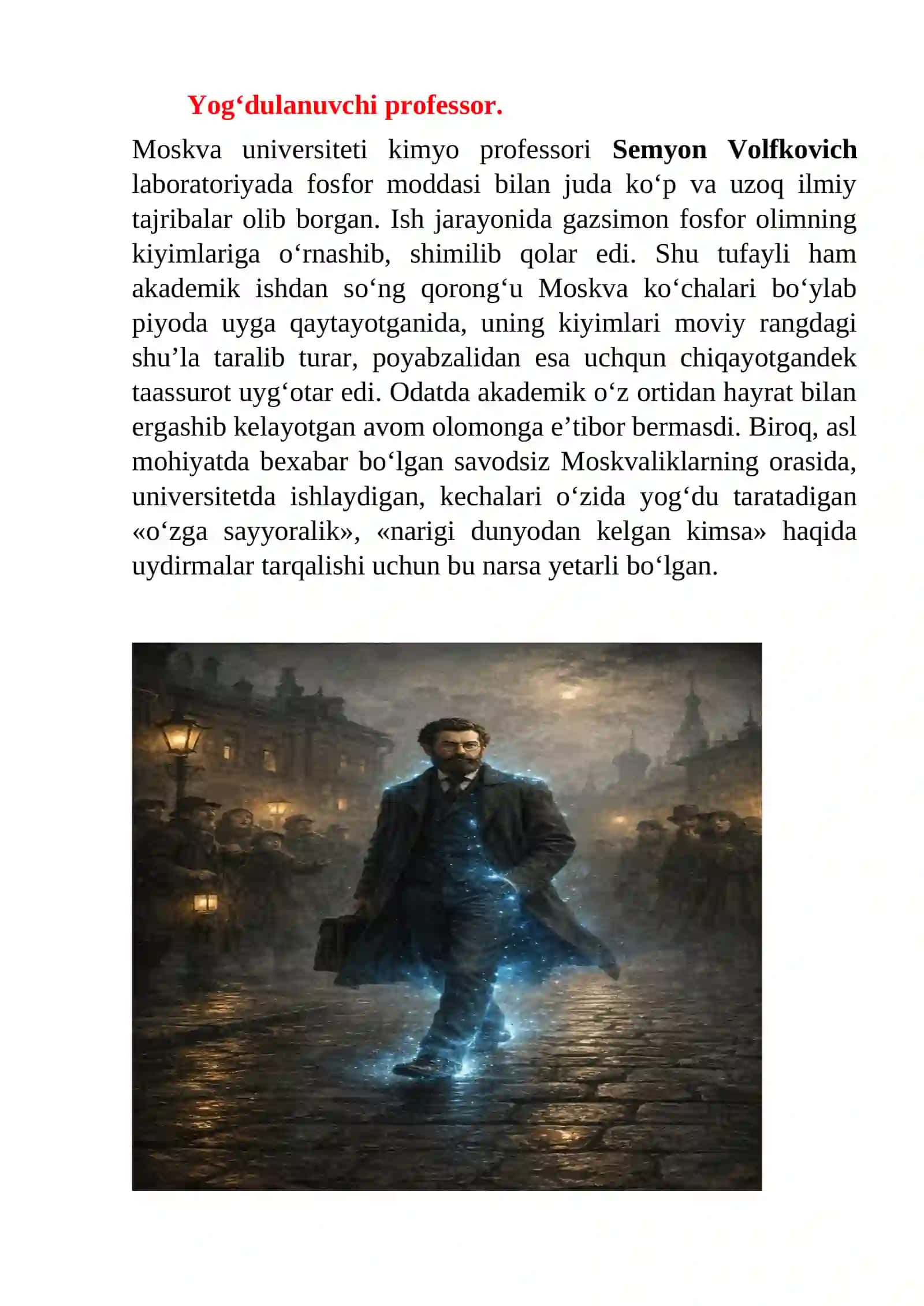 Kimyo tarixidan qiziqarli faktlar. 3