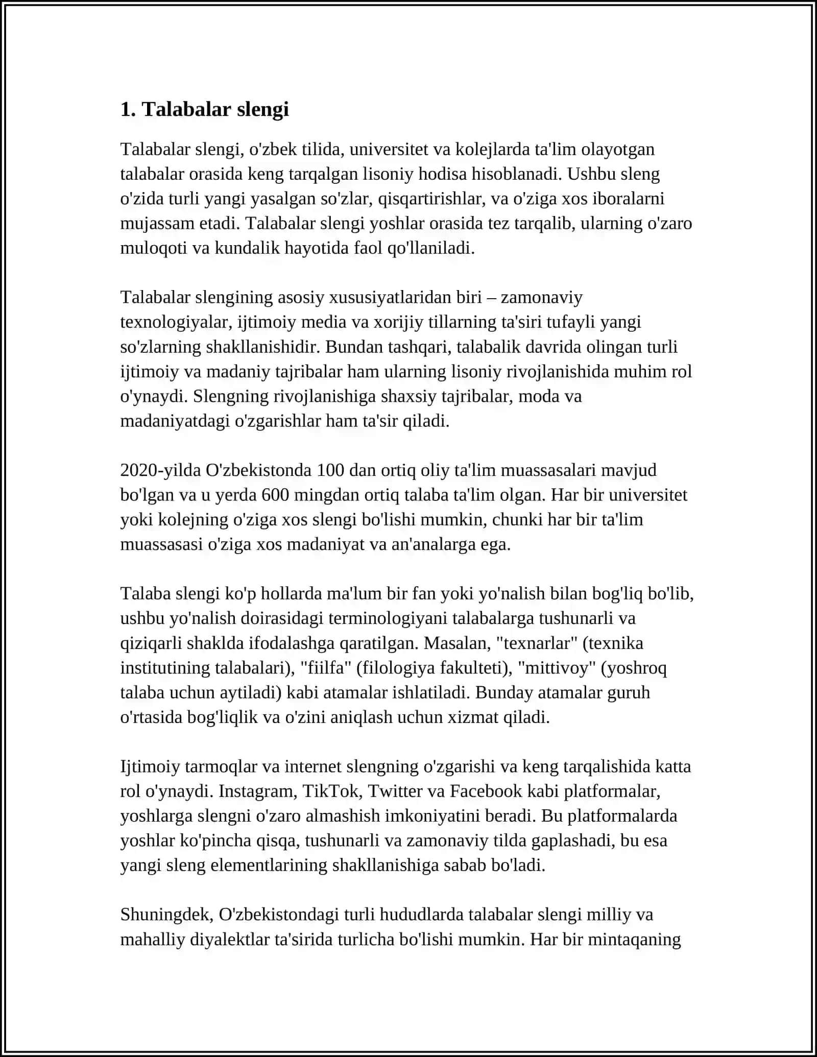 TALABALAR LEKSIKASI 3