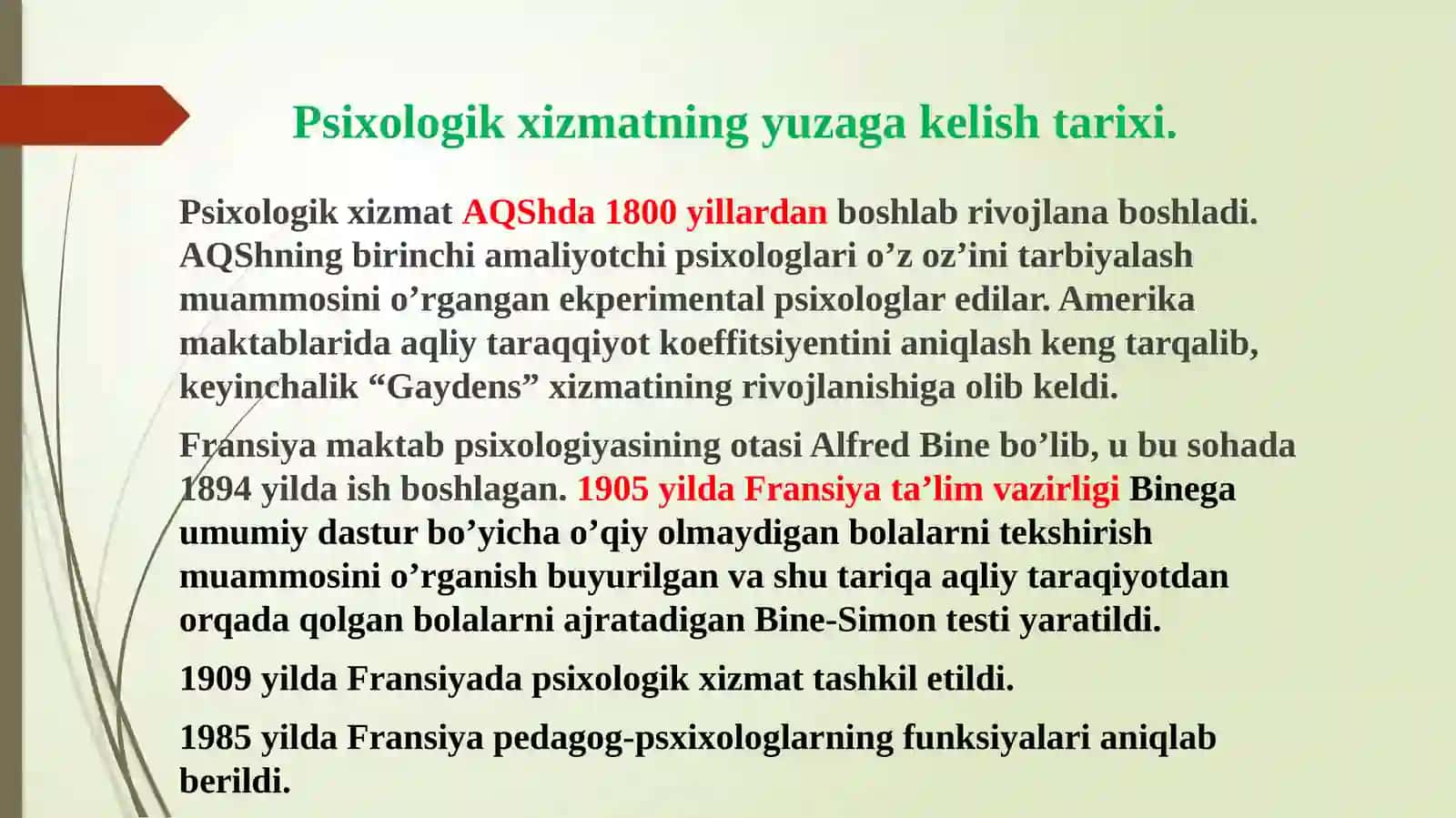 Psixologik xizmat fani shakllanishining nazariy, ilmiy va metodologik asoslari 3
