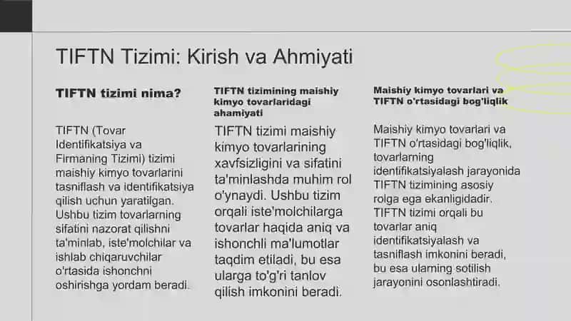 TIFTN Tizimi 3