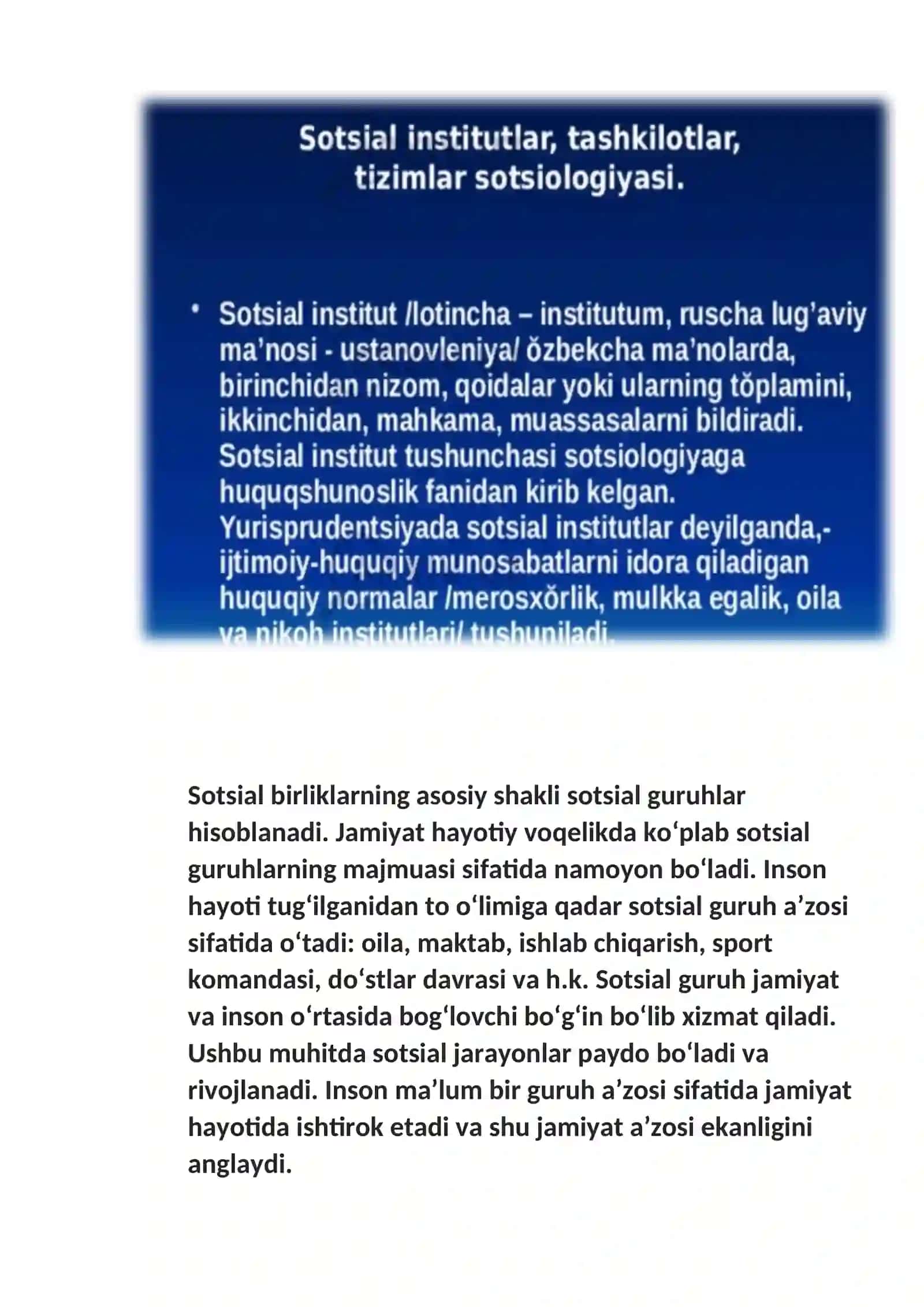 Sotsial institutlar 3