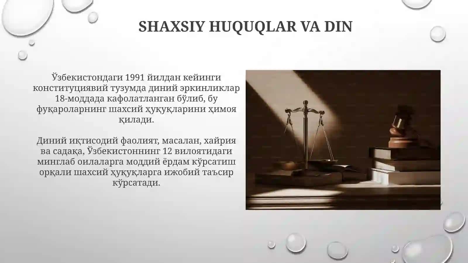 Dinning Huquqiy Tartibga Solinishi 3