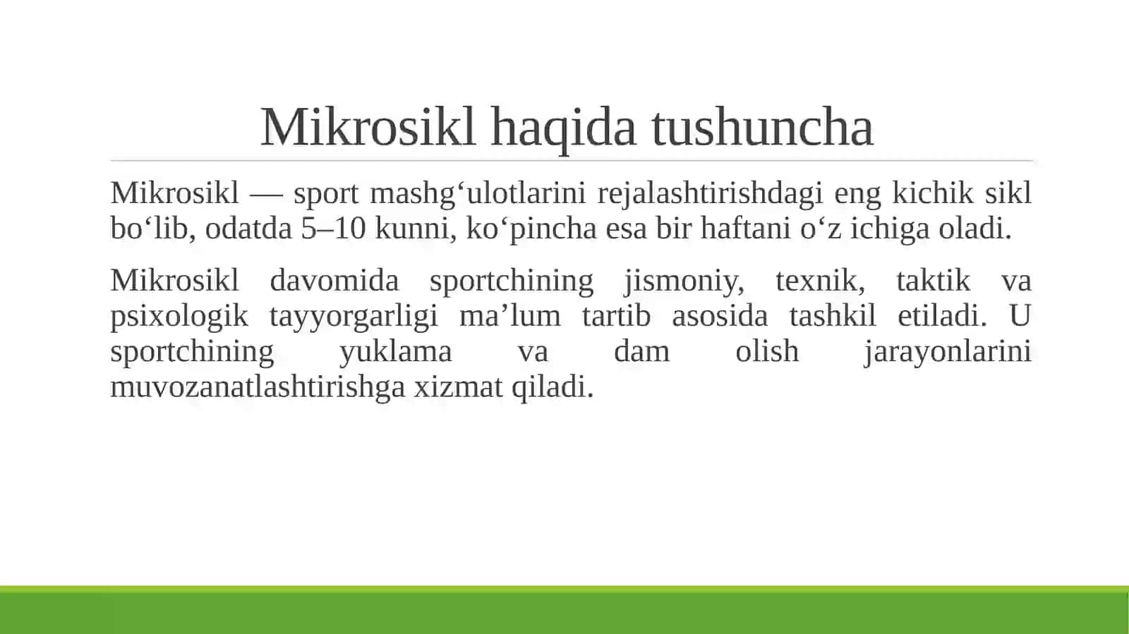 Mikrosiklar turlari va ularning tuzilish xususi 3