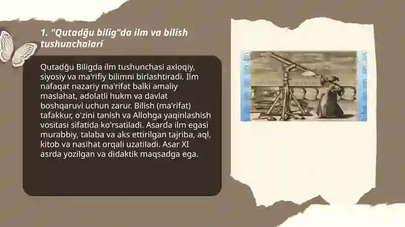 "Qutadğu bilig"da ilm fan 3