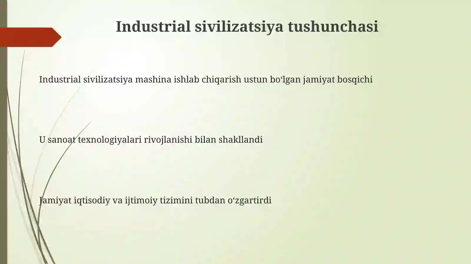 Industrial sivilizatsiyaning qaror topishi 3