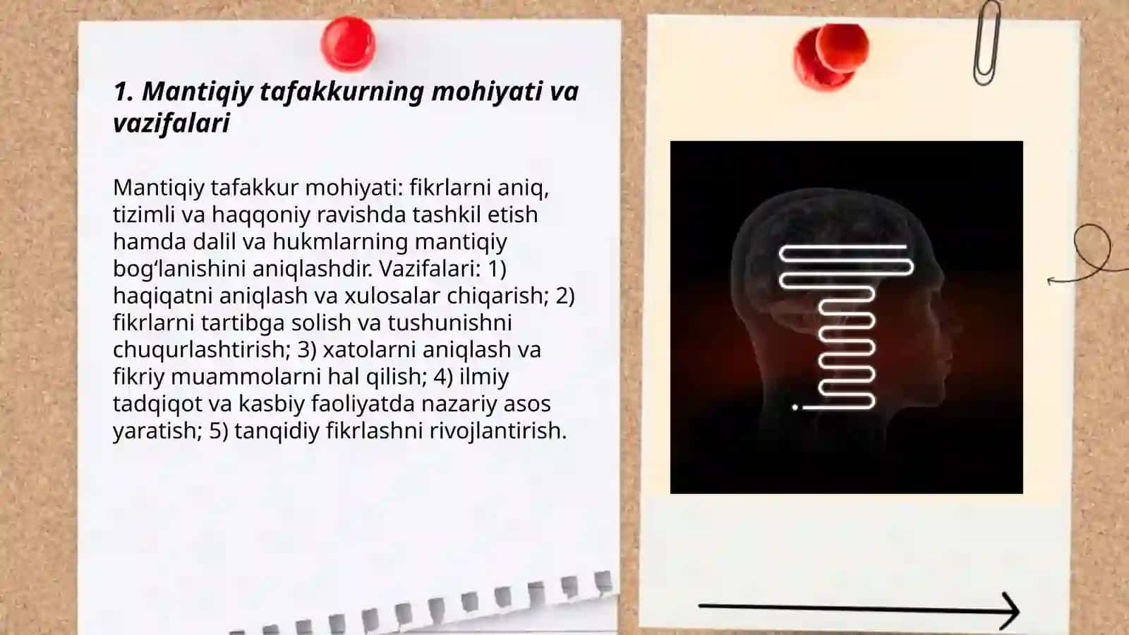 Mantiq tafakkur shakillari haqidagi fan 3