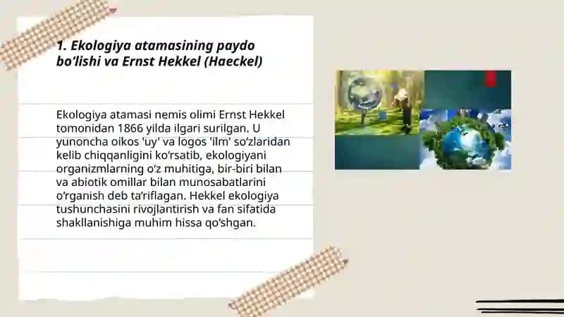 Ekologiya fanining kelib chiqishi 3