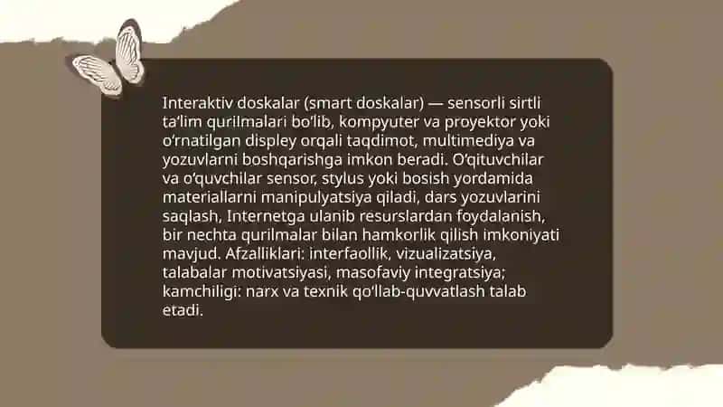 Interaktiv doskalar (smart doskalar) 3