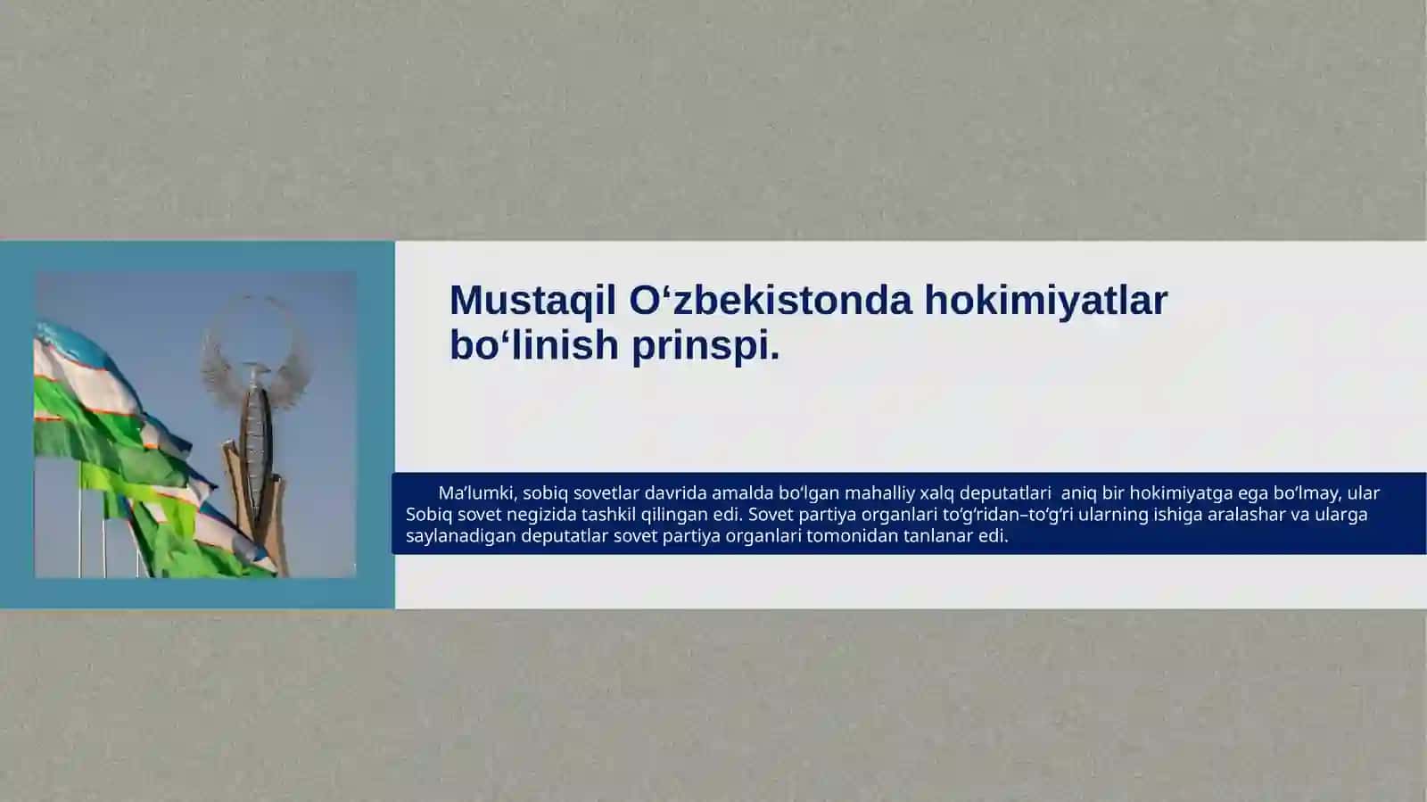 O‘zbekiston Respublikasining davlat boshqaruvi shakli 3
