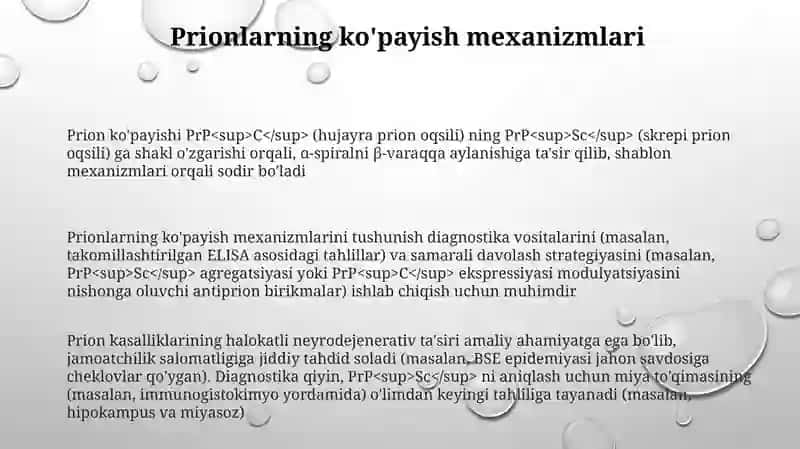 Prion Kasalliklari: Ta'siri va Muammolari 3