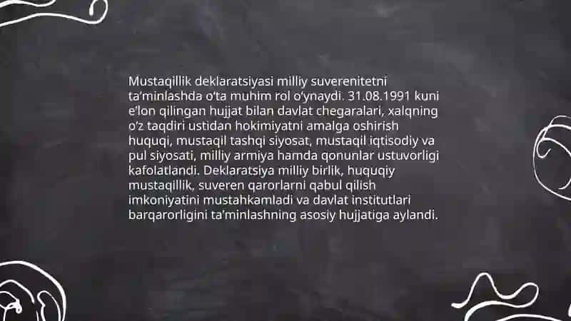 Mustaqillik Deklaratsiyasi 3