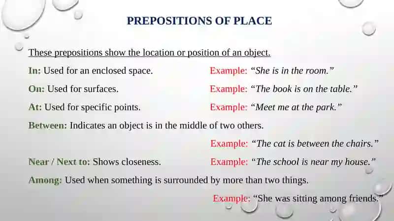 Grammar prepositions 3