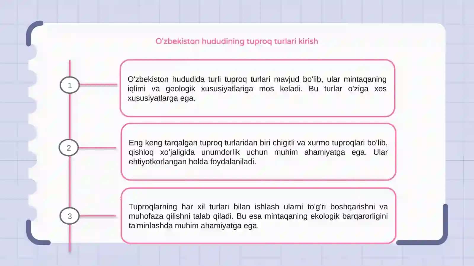 O'zbekiston hududining asosiy tuproq tiplari haqida ma'lumot 3