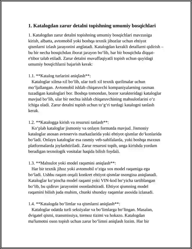 KATALOGDAN KERAKLI DETALLARNI QIDIRISH 3