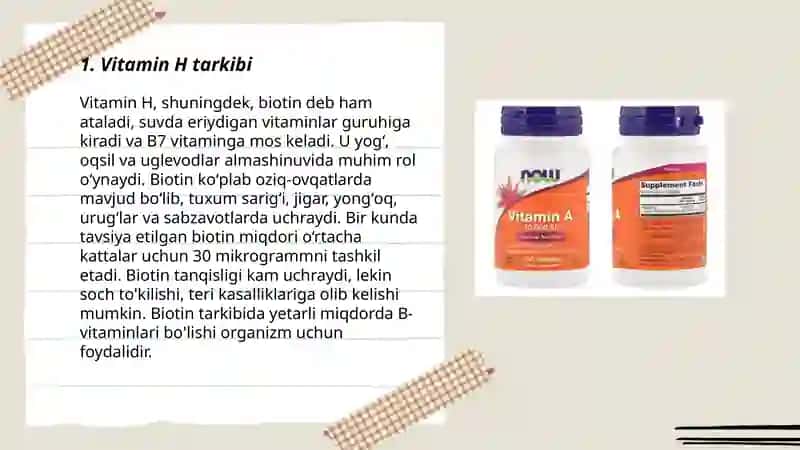 Vitamin H 3