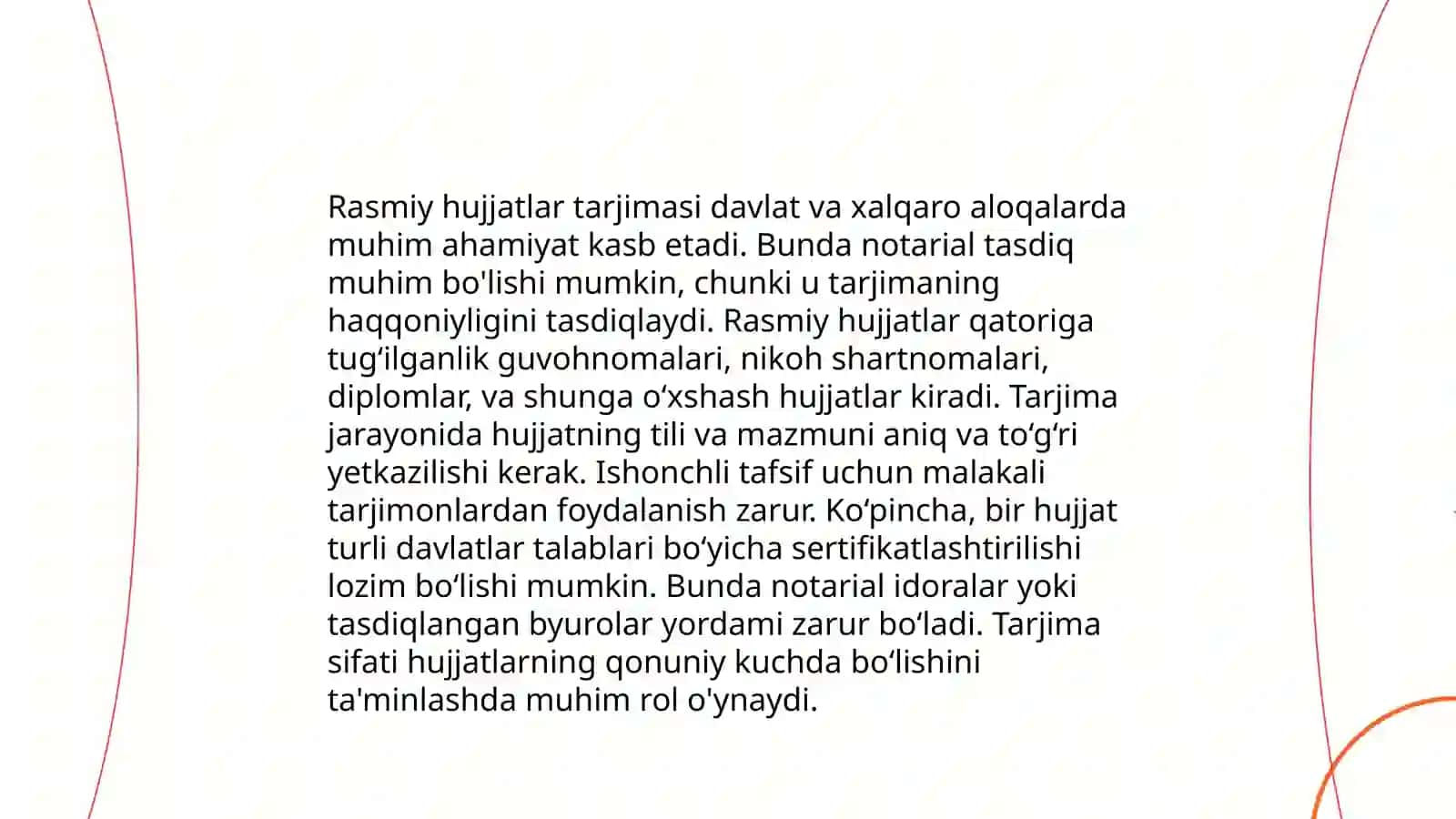 Rasmiy yozishmalar tarjimasi 3